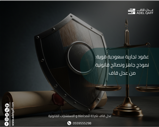 صياغة عقود تجارية سعودية: دليلك القانوني الشامل مع شركة عدل قاف
